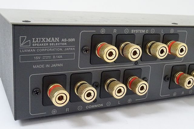 可議價!)『J-buy』現貨日本製~LUXMAN AS-50R 喇叭 輸出 切換器 另售AS