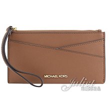 【茱麗葉精品】全新精品 MICHAEL KORS 專櫃商品 JET SET TRAVEL 防刮扁式手拿包.咖 現貨