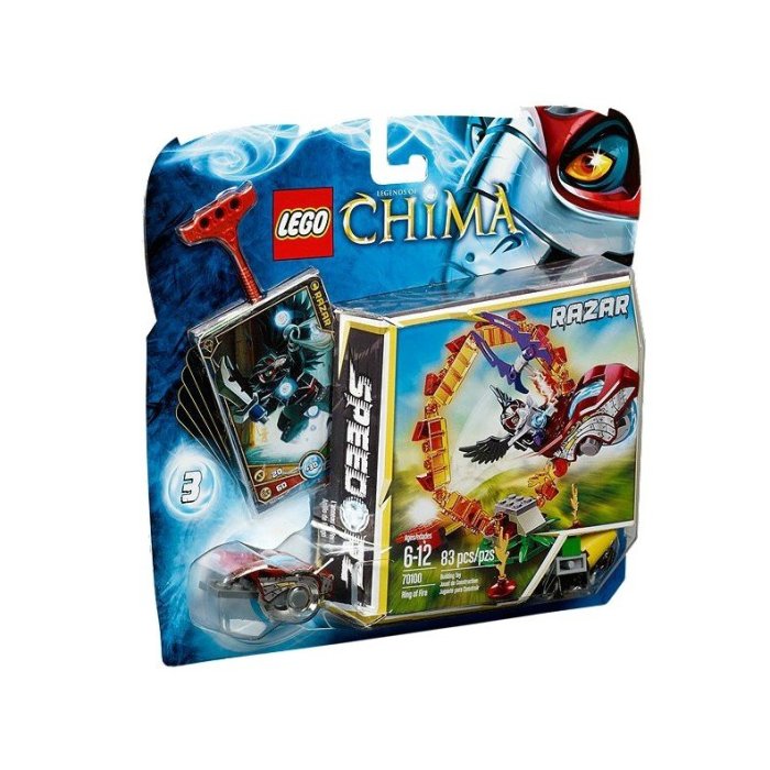 好好玩樂高 LEGO 70100 樂高積木 CHIMA 神獸傳奇系列 火圈陣