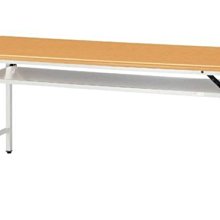 [ 家事達]台灣OA-678-5 折合式會議桌木紋檯面板(專利腳) 特價---已組裝限送中部