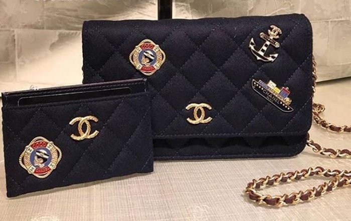 Chanel A57869 Miscellaneous Bag 單寧鍊帶腰包黑| Yahoo奇摩拍賣