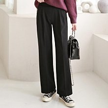 Bellee 正韓 春季新品 寬版鬆緊抓摺西裝褲 S-XL  (2色)【0124-18】