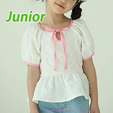 JS~JL ♥上衣(WHITE) SEWING-B&LALA B-2 24夏季 SEB240404-042『韓爸有衣正韓國童裝』~預購