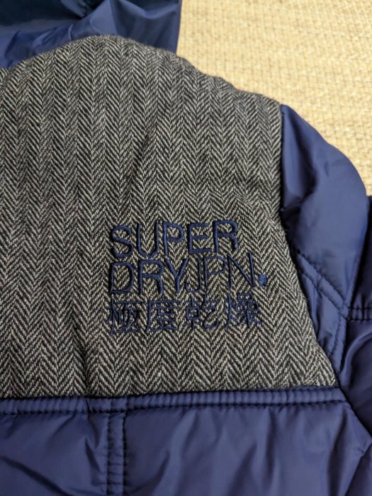 Superdry Snow 深藍色連帽滑雪外套 雪衣外套 保暖外套 XXS 小尺寸 小尺碼