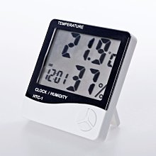 HTC-1 高精度大螢幕 室內電子溫濕度計 家用溫度計 濕度計有鬧鐘 W177.0427