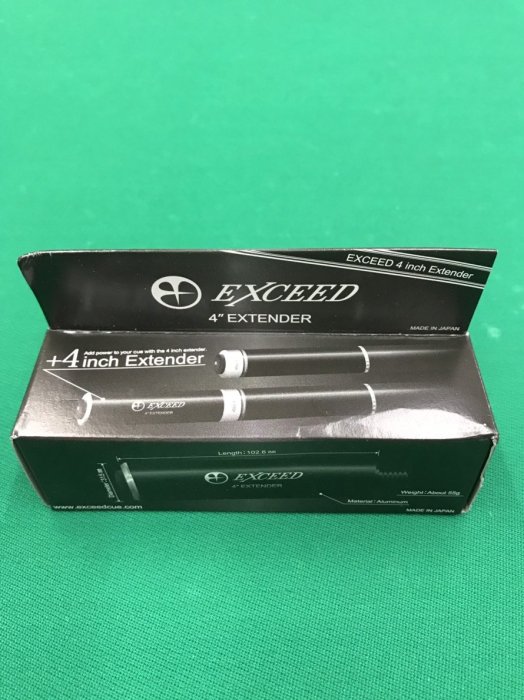 全新 日本 MEZZ EXCEED 球桿 EXC 4吋加長器