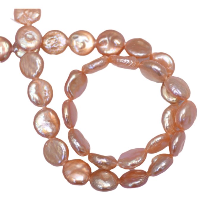 珍珠彩色巴洛克異形紐扣10-11mm淡水珍珠天然散珠diy手工材料飾品配件