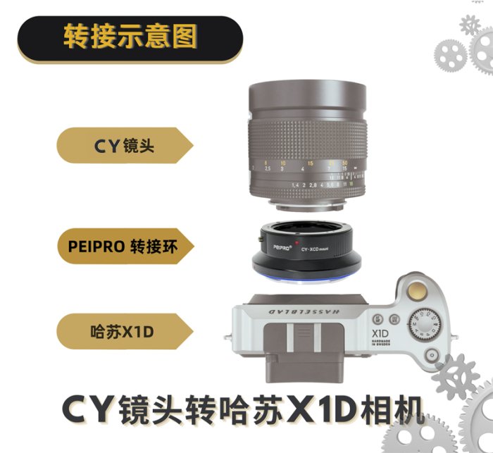 ＠佳鑫相機＠（全新）PEIPRO平工坊CY-XCD轉接環 CONTAX鏡頭接Hasselblad哈蘇907X X1D相機