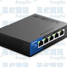 Linksys LGS105 5埠GbE超高速乙太網路交換器(鐵殼)【風和網通】