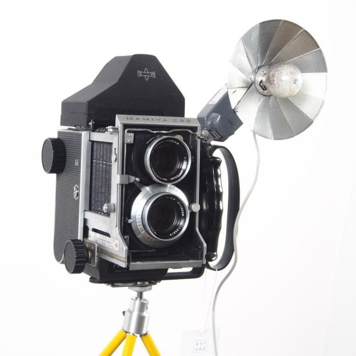 百寶軒 懷舊復古古董瑪米亞MAMIYAC22日產120雙反機械膠片膠捲老相機 ZG2735