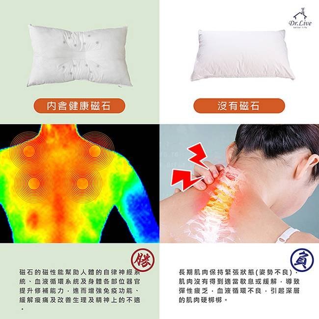 【小鴨購物】12顆磁石3D透氣磁力止鼾枕/3D磁石健康枕頭/磁波健康枕/100%台灣製造