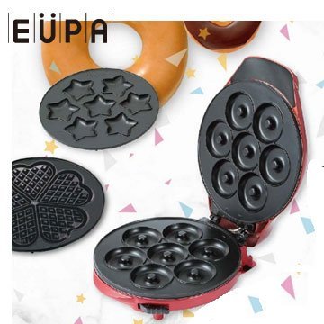 燦坤 優柏EUPA可替換式烤盤 點心機 三種烤盤 鬆餅機 TSK-2068A