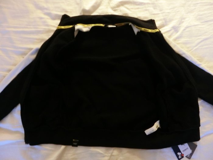 【PUMA】140cm (男童)SNOOPY PEANUTS T7立領黑色外套(版型小，約130公分就可以穿)
