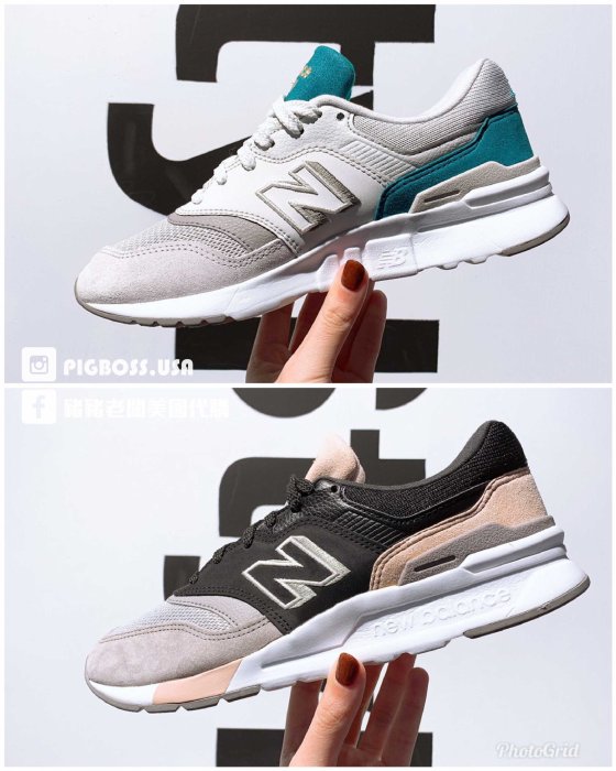 【豬豬老闆】NEW BALANCE 997H  復古 麂皮 韓系 慢跑鞋 女鞋 白CW997HAN 黑CW997HAL