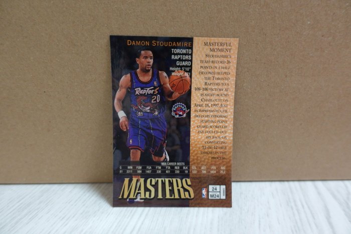 1997-98 Topps Finest #24 Damon Stoudamire Bronze