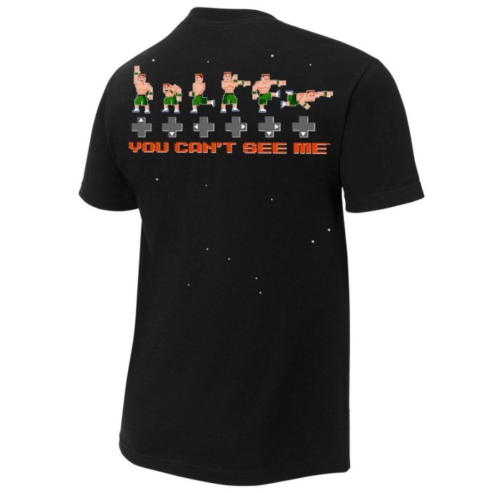 ☆阿Su倉庫☆WWE摔角 John Cena 8-Bit Retro T-Shirt Cena 8位元遊戲復刻版 熱賣