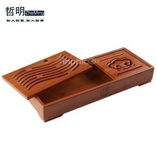 INPHIC-小長方竹茶盤 行雲流水茶船 盛水式日式風格竹托盤
