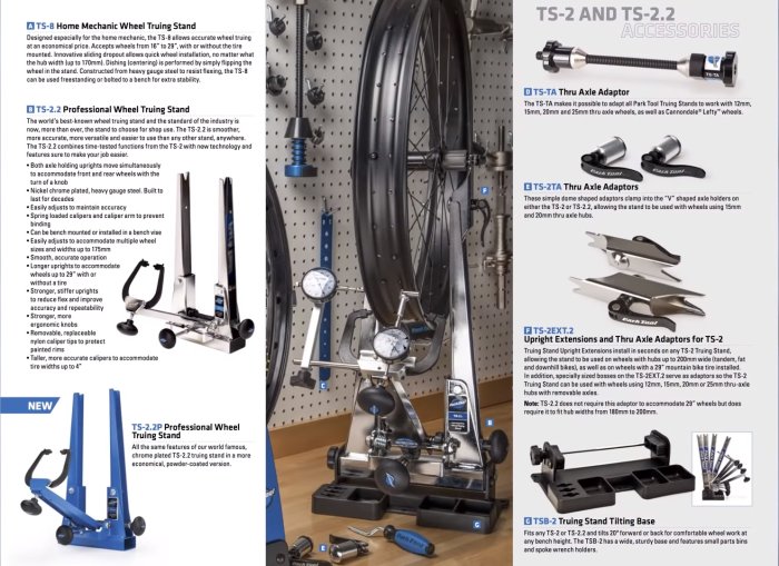 【速度公園】Park Tool TS-2.2P 專業型輪組校正台，適用花鼓最寬175mm，自行車 輪框 調整 檢查