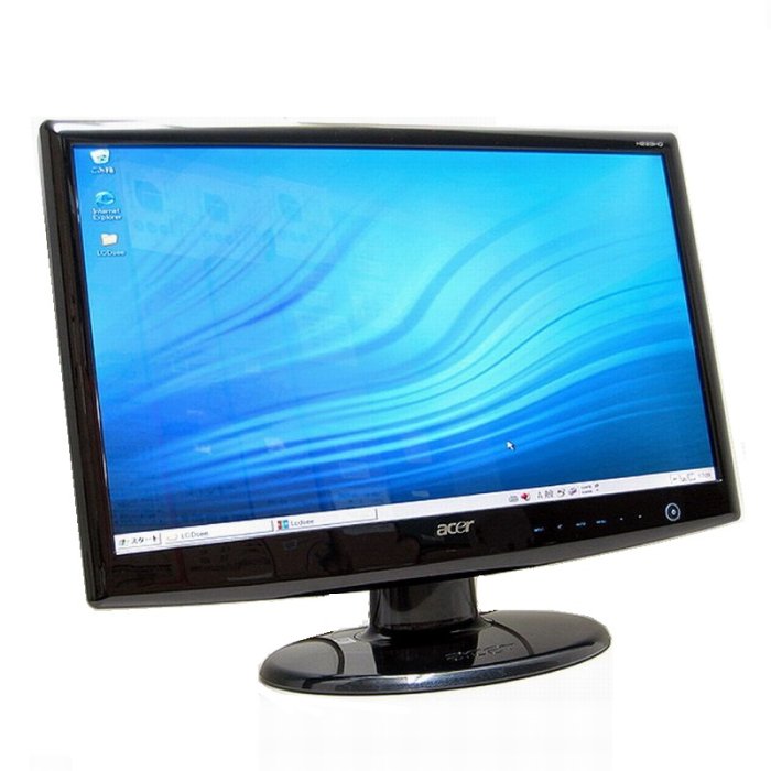 Acer 宏碁 H223HQ 22吋 Full HD螢幕顯示器〈 D-SUB 輸入介面〉多一層抗藍光無砷螢幕強化玻璃