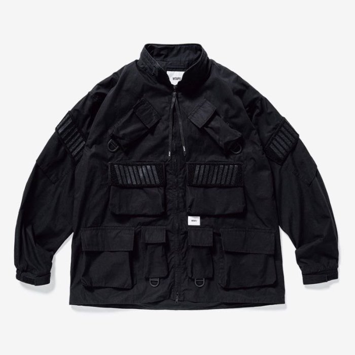 Wtaps design modular jacket cotton weather 黑色口袋外套| Yahoo奇摩拍賣