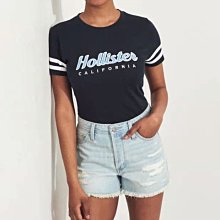 HCO 現貨 Hollister 車繡 logo 短袖 短T 女生