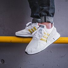 時時樂限定 Adidas EQT Cushion ADV 白灰黃色  編織 運動鞋 Cq2375 復古