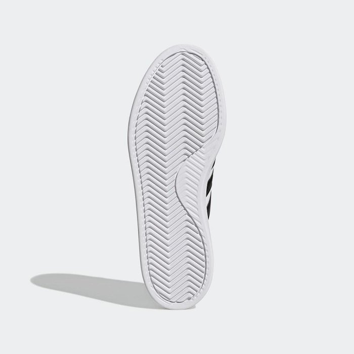 [狗爹的家] ADIDAS GRAND COURT 2.0 白 黑 皮革 GW9195 男 女 休閒鞋
