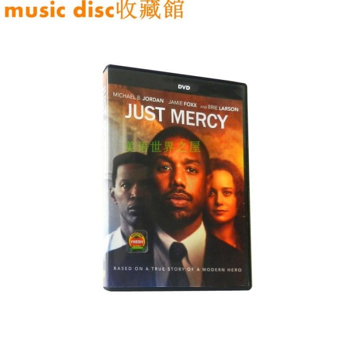 正義的慈悲 Just Mercy英文電影dvd碟片英文發音英文字幕 無中文