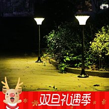 太陽能草坪燈戶外庭院燈防水花園地燈超亮家用led室外柱頭圍牆燈 W1060-191231[380487]