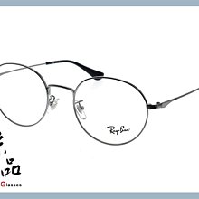 【RAYBAN】RB6369D 2502 銀色 復古金屬圓框 雷朋光學眼鏡 公司貨 JPG 京品眼鏡