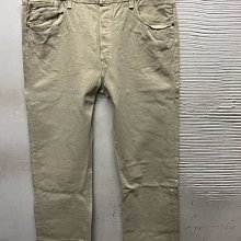 絕版新品`美國版墨西哥廠製.米色Levis 501 牛仔褲38吋#1053/2