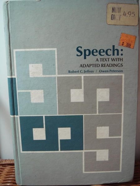 二手書 Speech: A Text with Adapted Readings，只有一本，無底價！免運費！