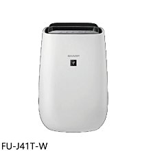 《可議價》SHARP夏普【FU-J41T-W】10坪空氣清淨機(7-11商品卡300元)