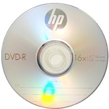 【Live168市集】超低特價 台灣大廠製造 HP 惠普  中環光碟片 DVD-R 100片