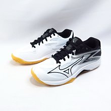 Mizuno THUNDER BLADE Z 男女排球鞋 輕量 V1GA237051 白x黑銀【iSport愛運動】