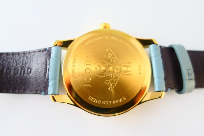 [吉宏精品交流中心]GUCCI 古馳 YA1264034 39mm 蜜蜂 皮帶 石英 女錶