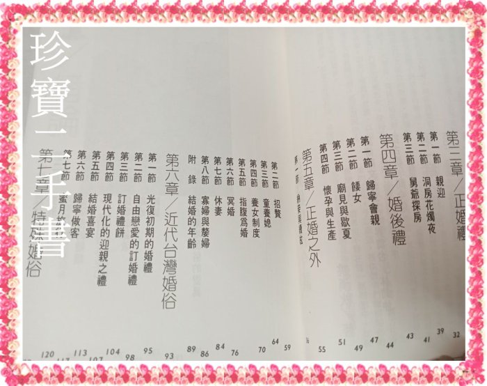 【珍寶二手書FA19】協和台灣叢刊21:台灣婚俗古今談:9579261113│臺原出版│姚漢秋 泛黃有劃記