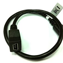 小白的生活工場*Micro USB 轉 mini 5pin (母)傳輸線/轉接線 25cm (US2008) ~現貨