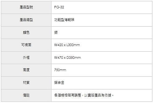 【含稅】PG-32手舉牌(長度固定) 手舉牌/鋁框手舉牌/告示牌/佈告板-悅