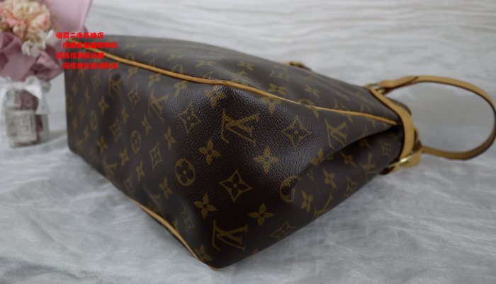 ☆優買二手精品名牌店☆ LV M51153 原花 老花 字紋 肩背包 購物包 名媛包 城市包 OL A4 托特包II