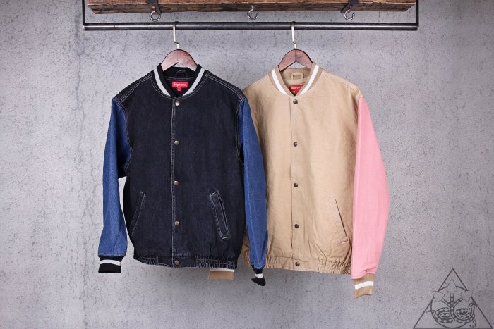 HYDRA】Supreme Denim Varsity Jacket 丹寧夾克外套【SUP232】 | Yahoo