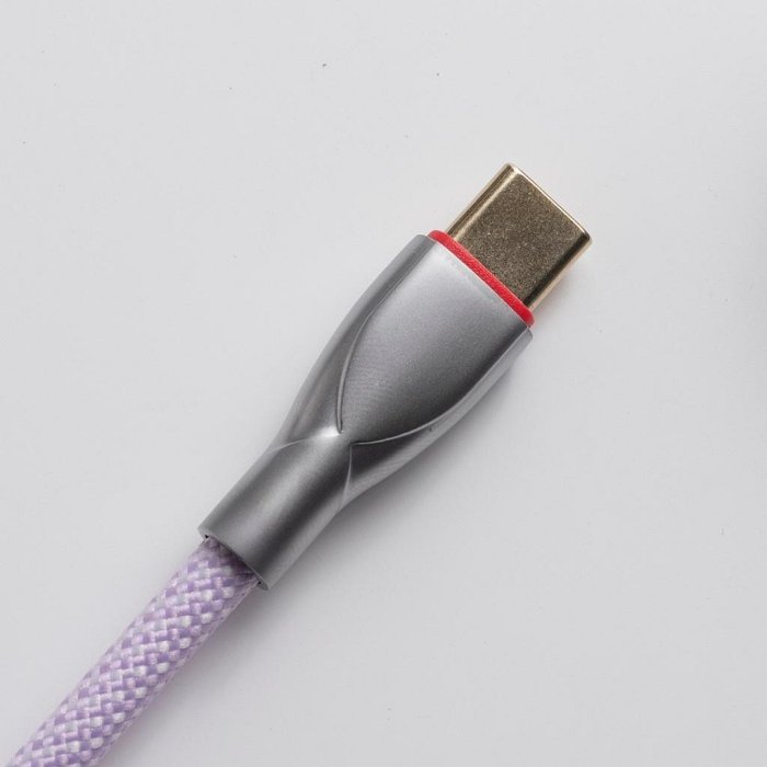 客製化航插線鍵盤數據線usb to type-c口 彈簧線