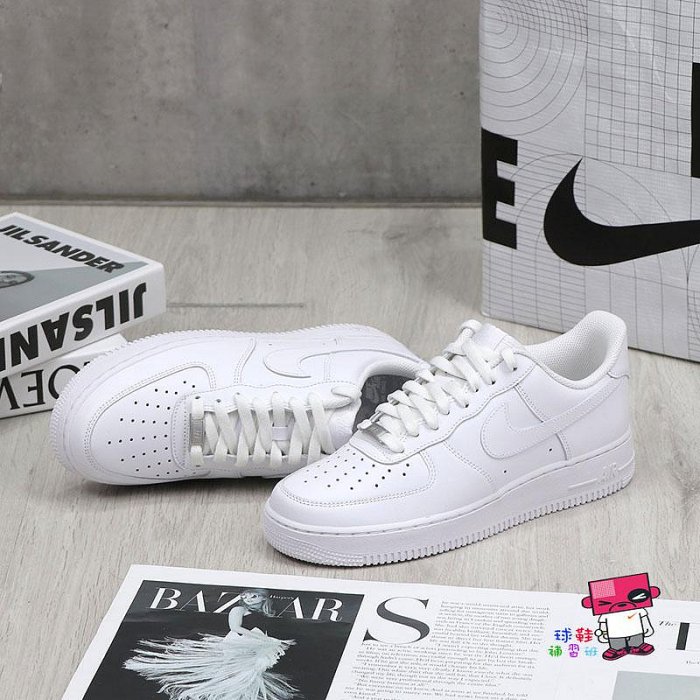 球鞋補習班 W NIKE AIR FORCE 1 07 LOW OG 女鞋 全白 鐵牌 低筒 白色 DD8959-100