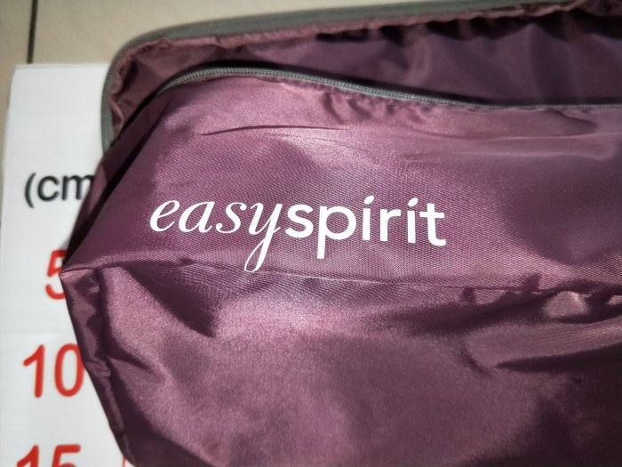 【二手衣櫃】美國品牌 Easy Spirit 全新 防水鞋子旅行收納袋 鞋盒 紫色 內衣收納袋小物旅行 1080404