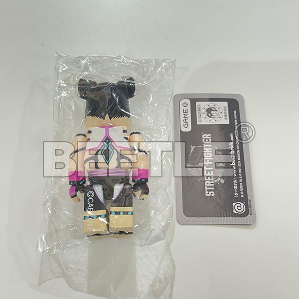 BEETLE BE@RBRICK 快打旋風 JURI 韓蛛俐 46代 S46 STREET FIGHTER 100%