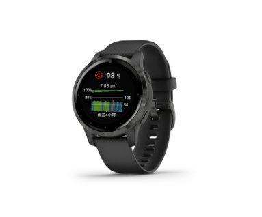 【丹尼小舖】GARMIN Vivoactive 4S 行動支付心率GPS智慧腕錶@石墨黑