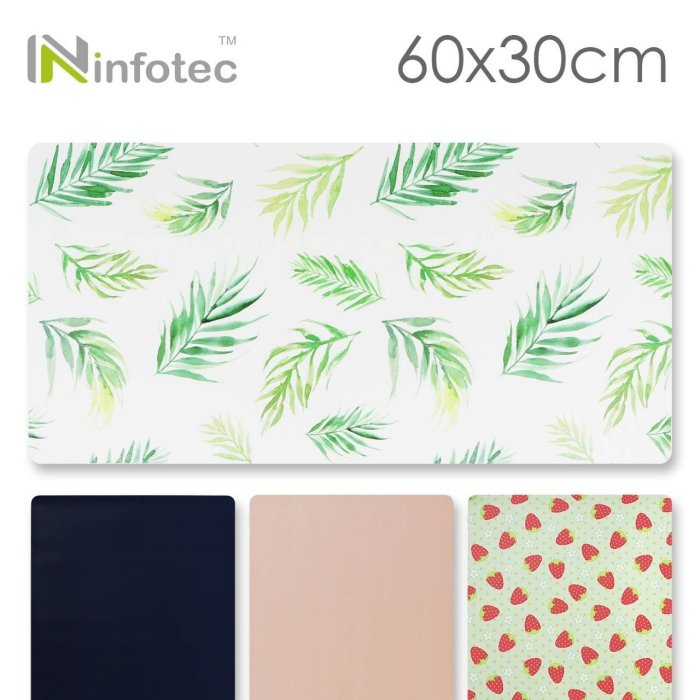 小白的生活工場*Ninfotec (NF-MA-105) 可擦洗皮革滑鼠墊/60x30cm