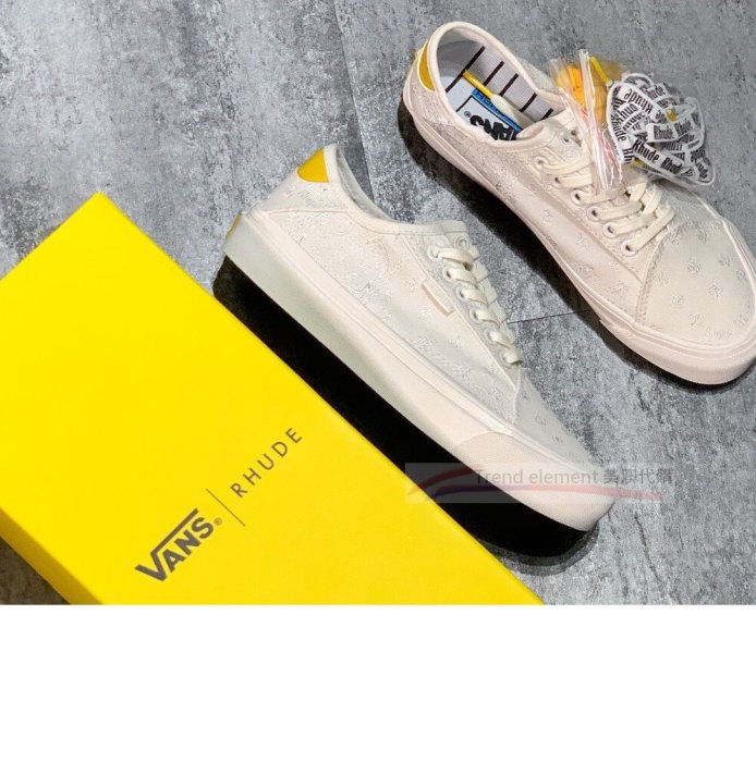 Vans Rhude x Acer Ni Sp 腰果花 粉 橘 低筒 帆布 拼接 繽紛 俏皮 情侶 ~美澳代購~