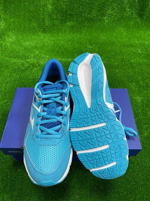 新莊新太陽 MIZUNO 美津濃 SPARK6 K1GA210402 女路跑 一般型 慢跑鞋 水藍X深藍 特1300