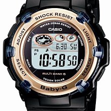 日本正版 CASIO 卡西歐 Baby-G BGR-3003-1JF 電波錶 女錶 太陽能充電 日本代購